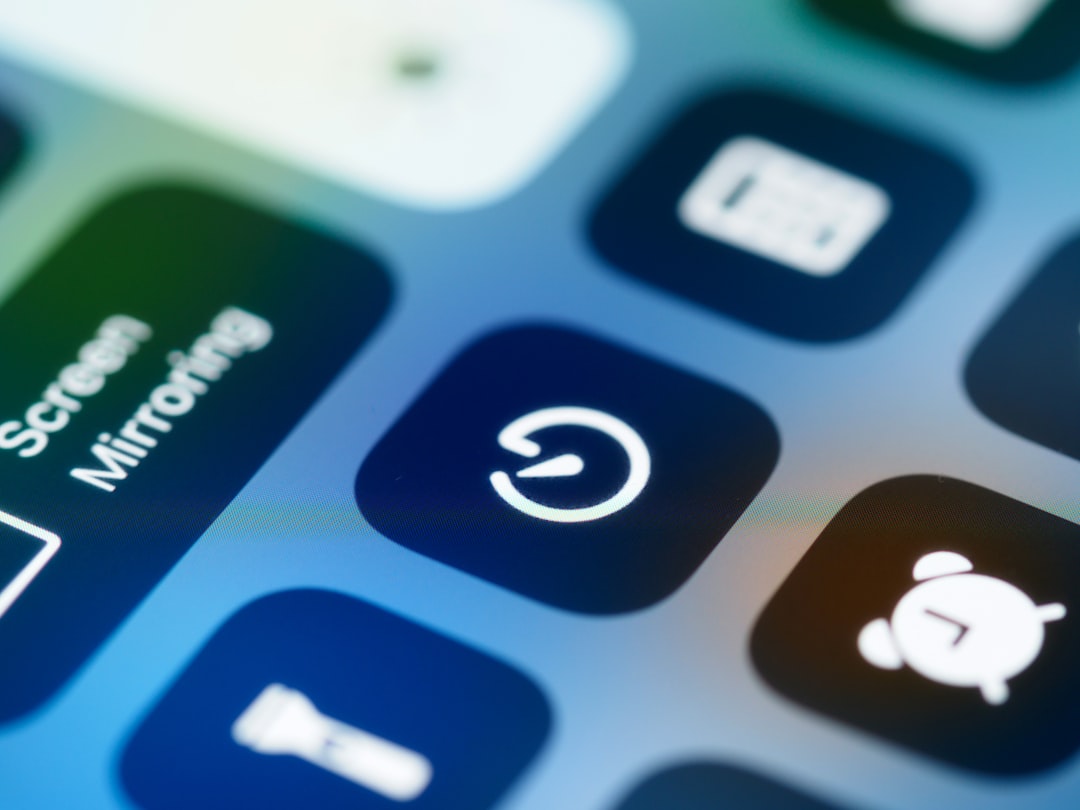 Close-up of a mobile screen with push notification concepts and actions